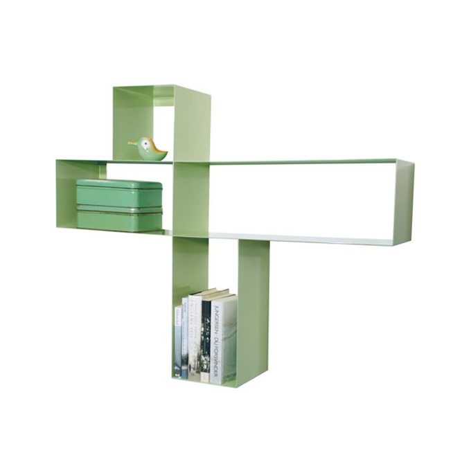 Køb fin design reol i mintgrøn med rum · HAKO reol MINT er dansk design